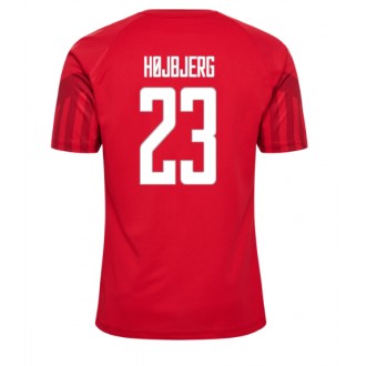 Danmark Pierre-Emile Hojbjerg #23 Hemmakläder VM 2022 Kortärmad